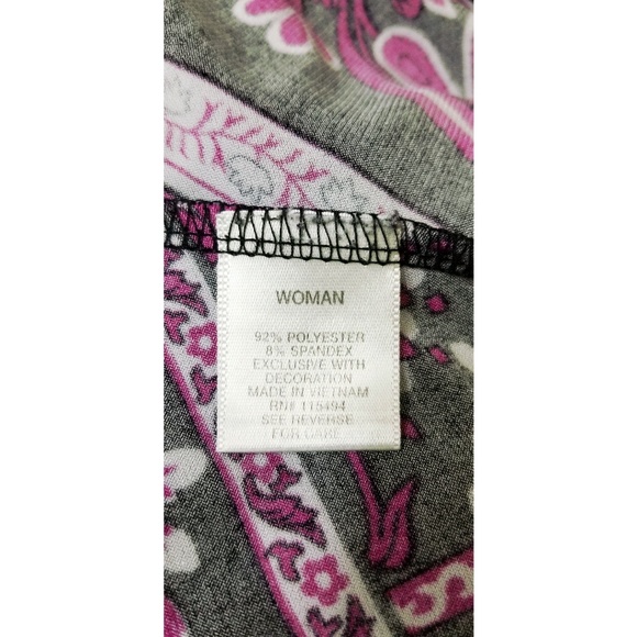 Dress barn pink tunic top plus size 22W 24W - Picture 8 of 8